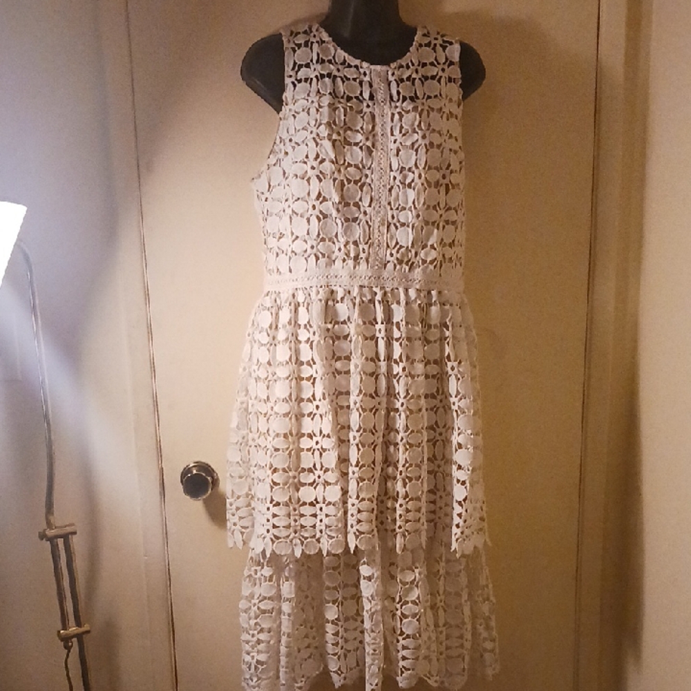 Dress & Casual Wedding DRESS SZ. LX Sleeveless Summer Event